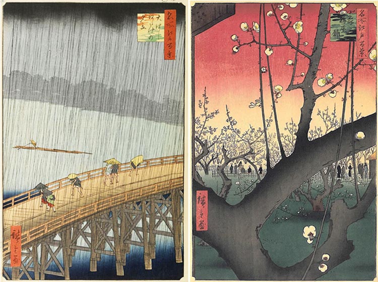 From "One Hundred Famous Views of Edo" by Hiroshige Utagawa