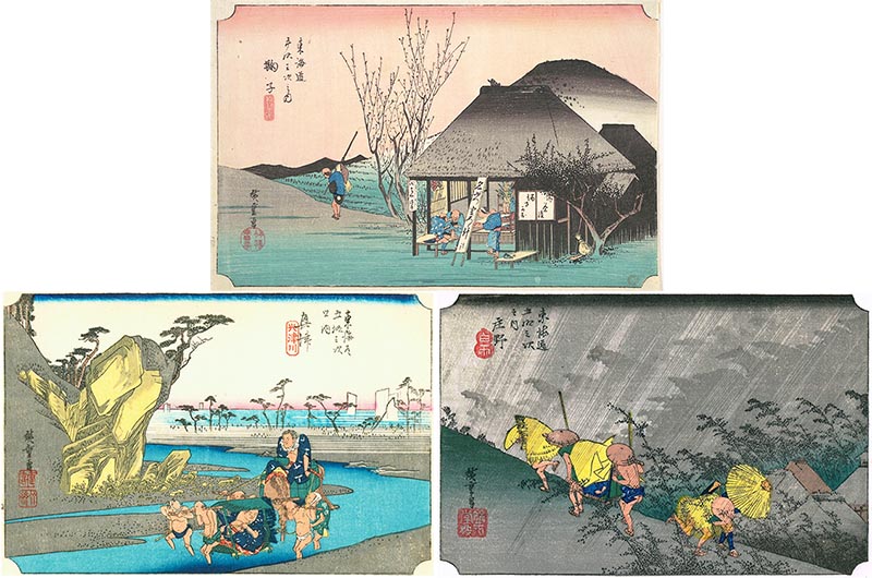 From "Fifty-three Stations of the Tokaido" by Hiroshige Utagawa